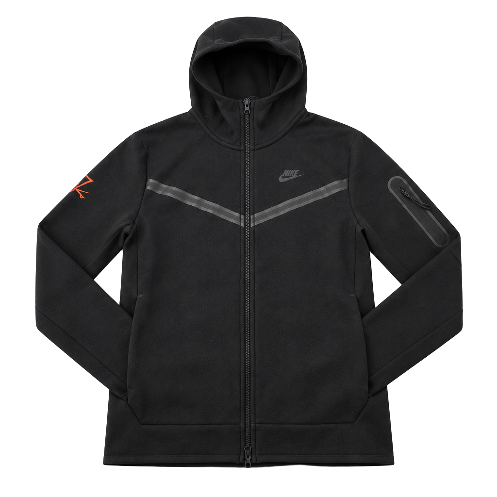 Nike Tech Fleece x Virginia Cavaliers Full-Zip Hoodie Black Medium 1