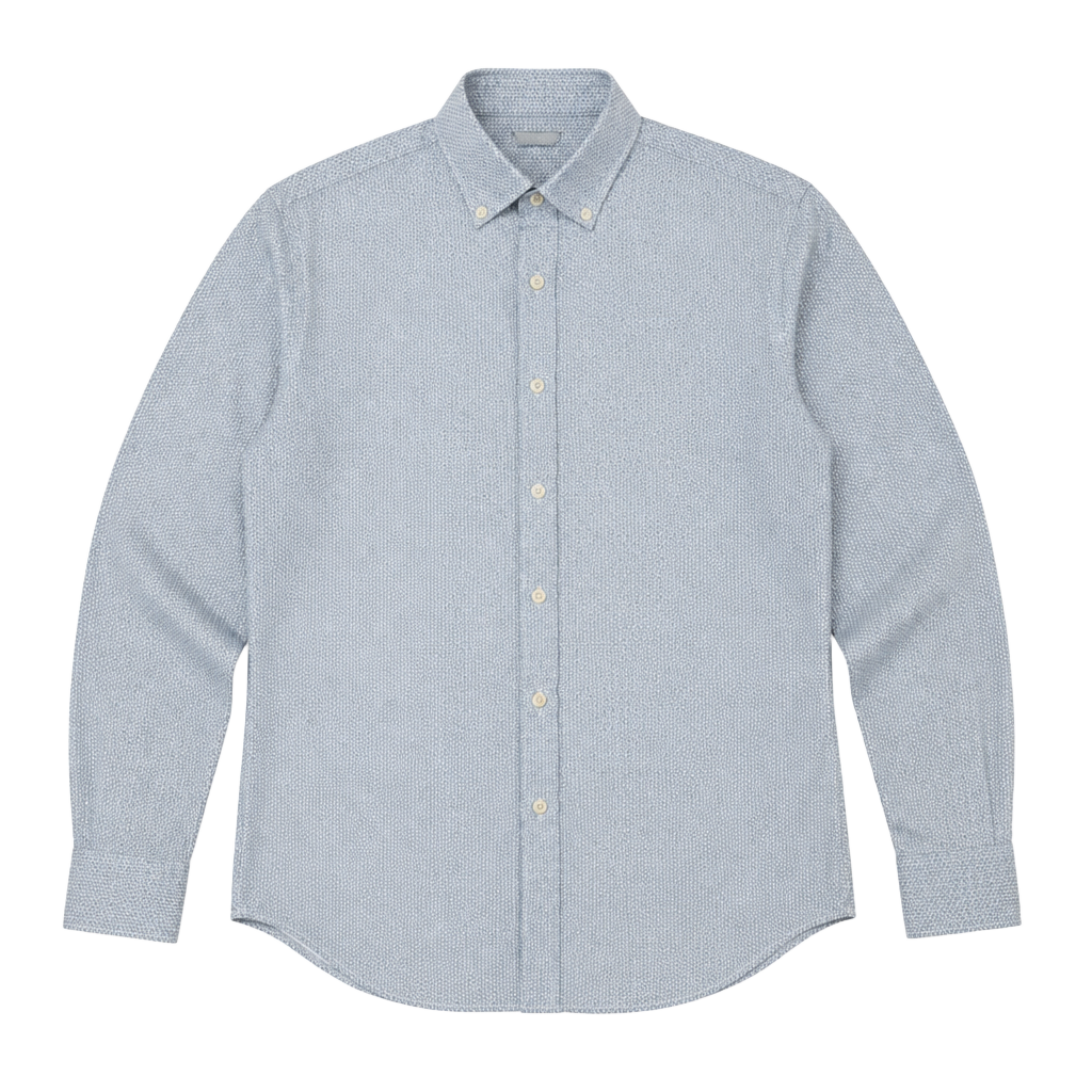 Peter Millar Summer Comfort Blue Diamond Print Performance Shirt Size XL 1