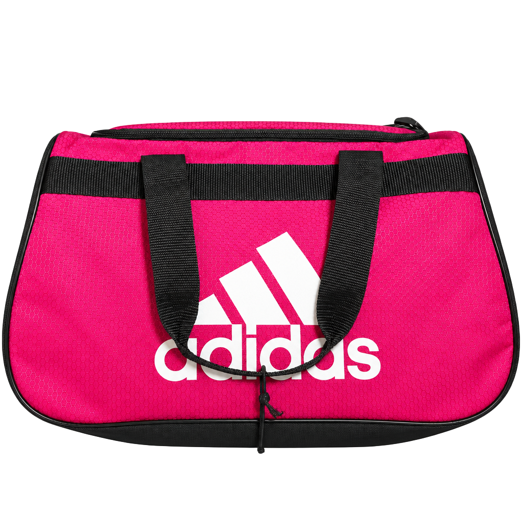 Adidas Diablo Small II Duffel Gym Bag Hot Pink Black NWT 1
