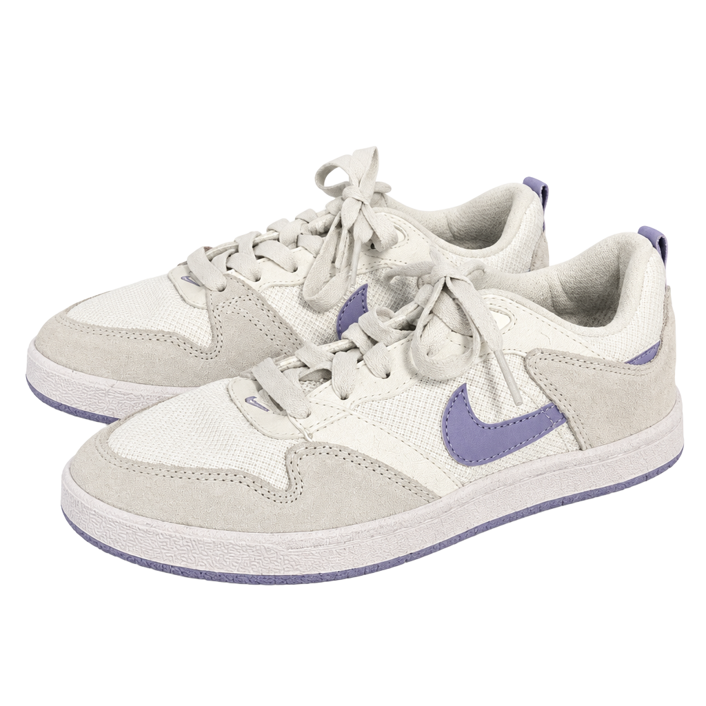 Nike SB Alleyoop Size 5.5 White Purple Skate Shoes 1