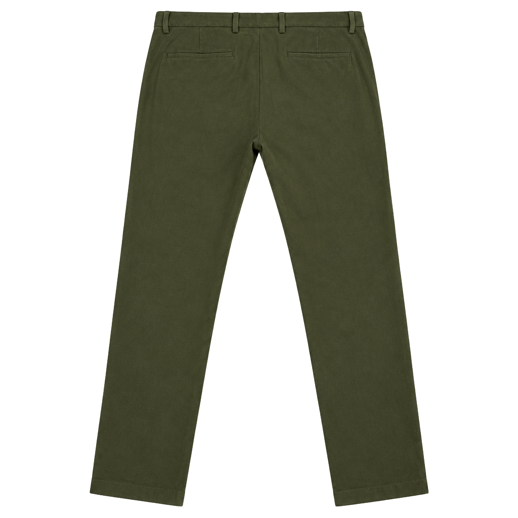 Theory Zaine Slim Fit Bistretch Chino Pants in Dark Olive Green 34 x 32 1