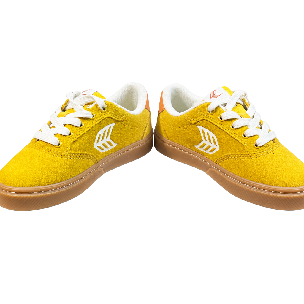 Cariuma Naioca Yellow Suede Skater Sneakers, Women's 7.5 / Men's 6 1