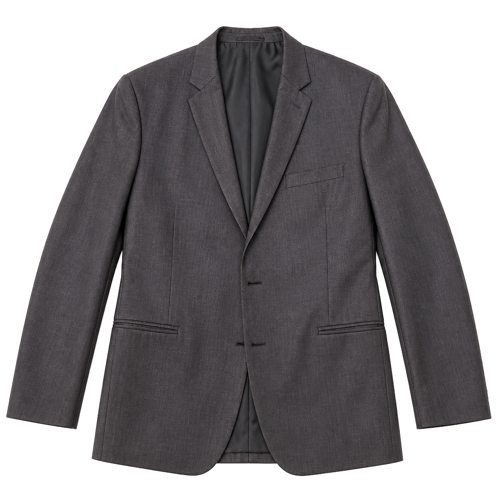 Kenneth Cole Reaction Men's Gunmetal Techni-Cole Slim-Fit Suit Jacket 1