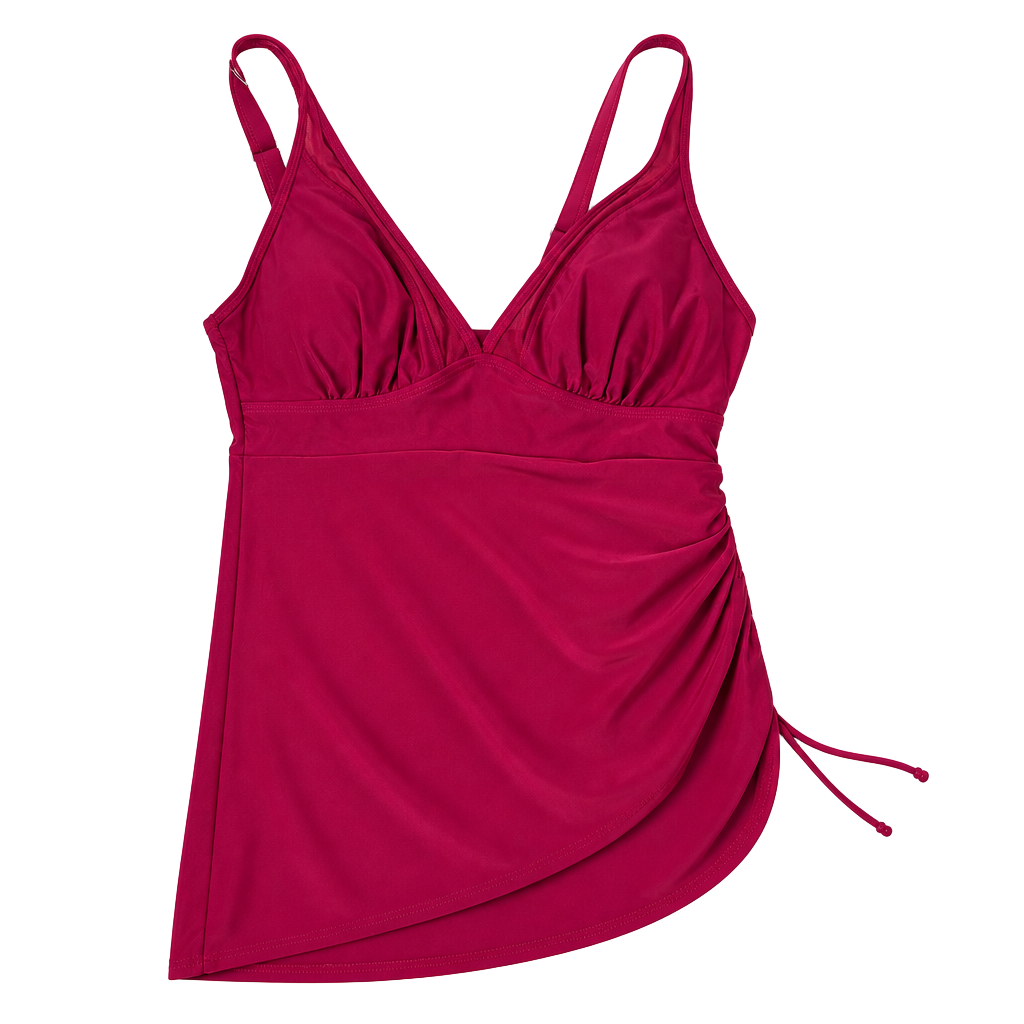 Women's Full-Coverage Swimsuit - with Contoured Mesh Sheer Cover-Up 1