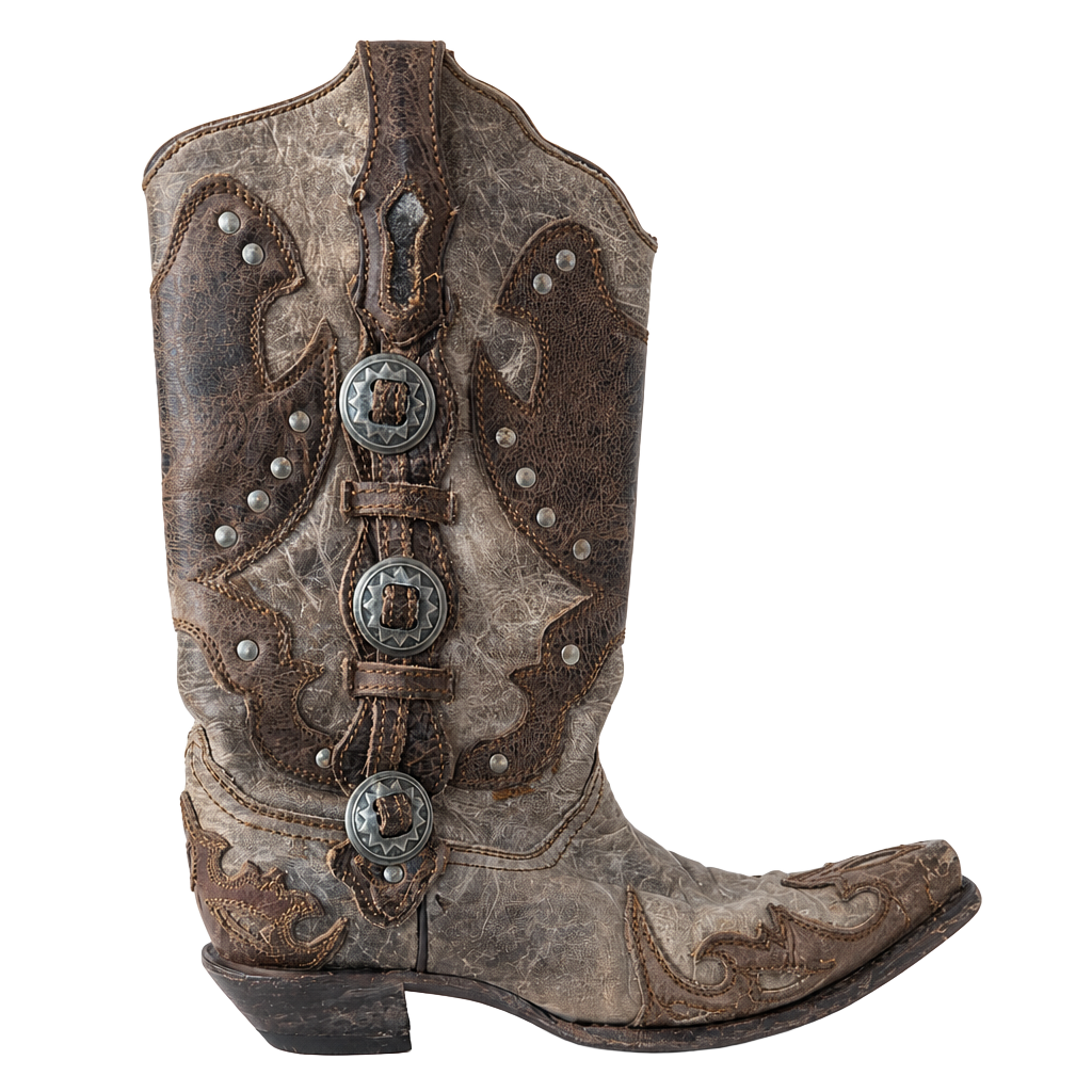 Corral Western Boots Size 8 W Brown Concho 1