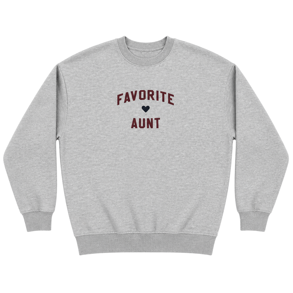 Favorite Daughter Favorite Aunt Graphic Sweatshirt Gray Size M 1