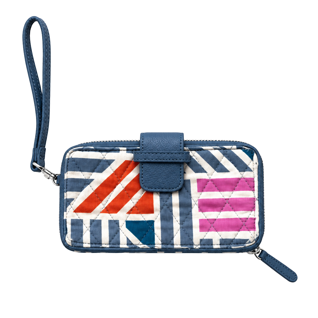 Vera Bradley ~ "Geo Medallions" ~ RFID Wristlet 1