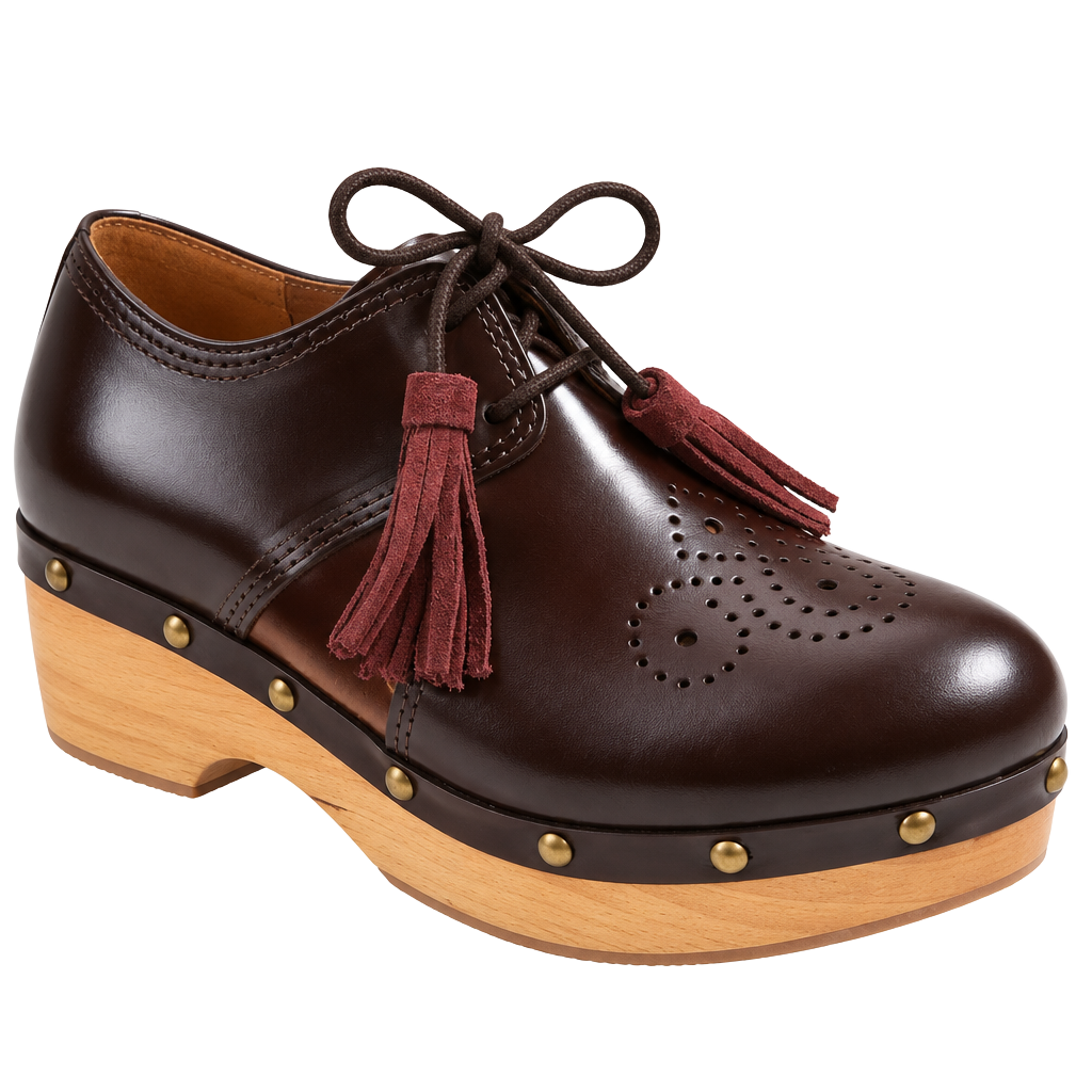 Pilcro Kilty Clog Heels 1