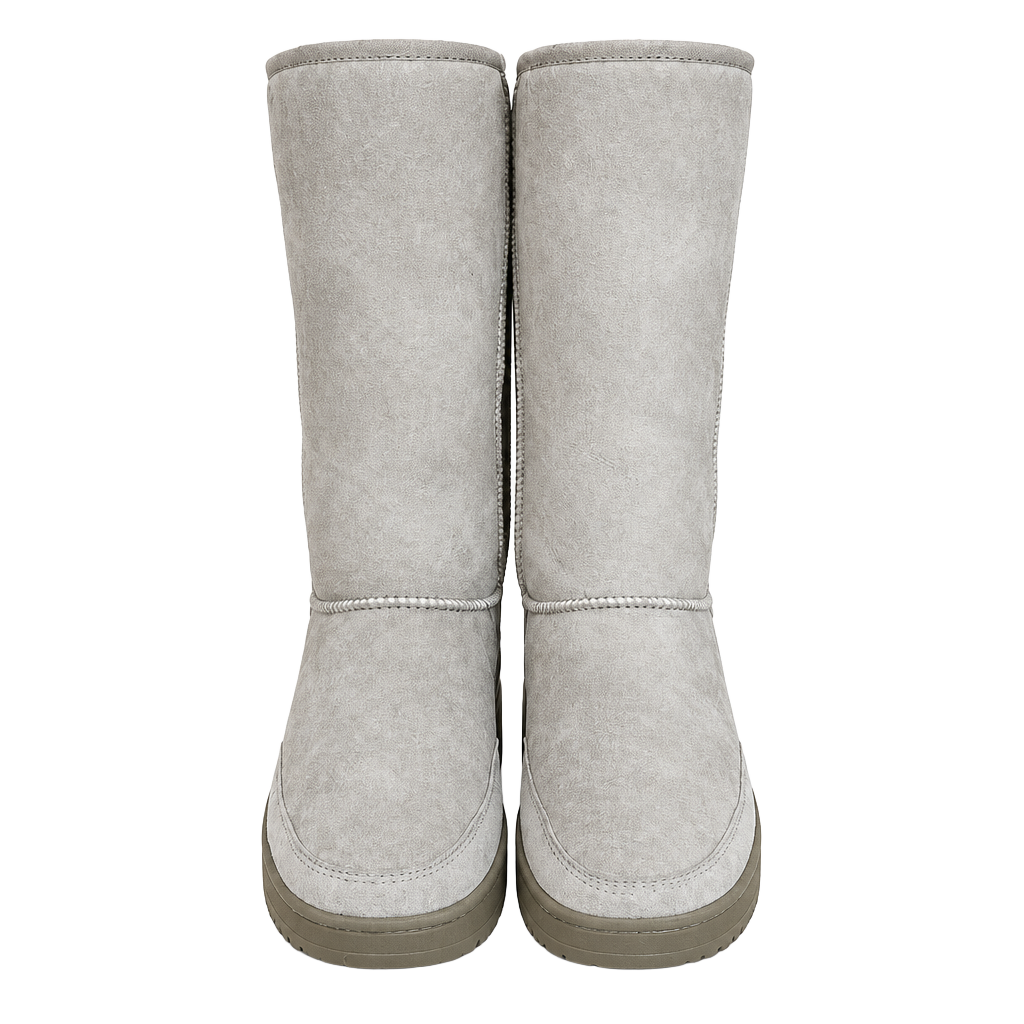 Women's Uggs Ultra Tall Suede Winter Boots - Cream Color 1