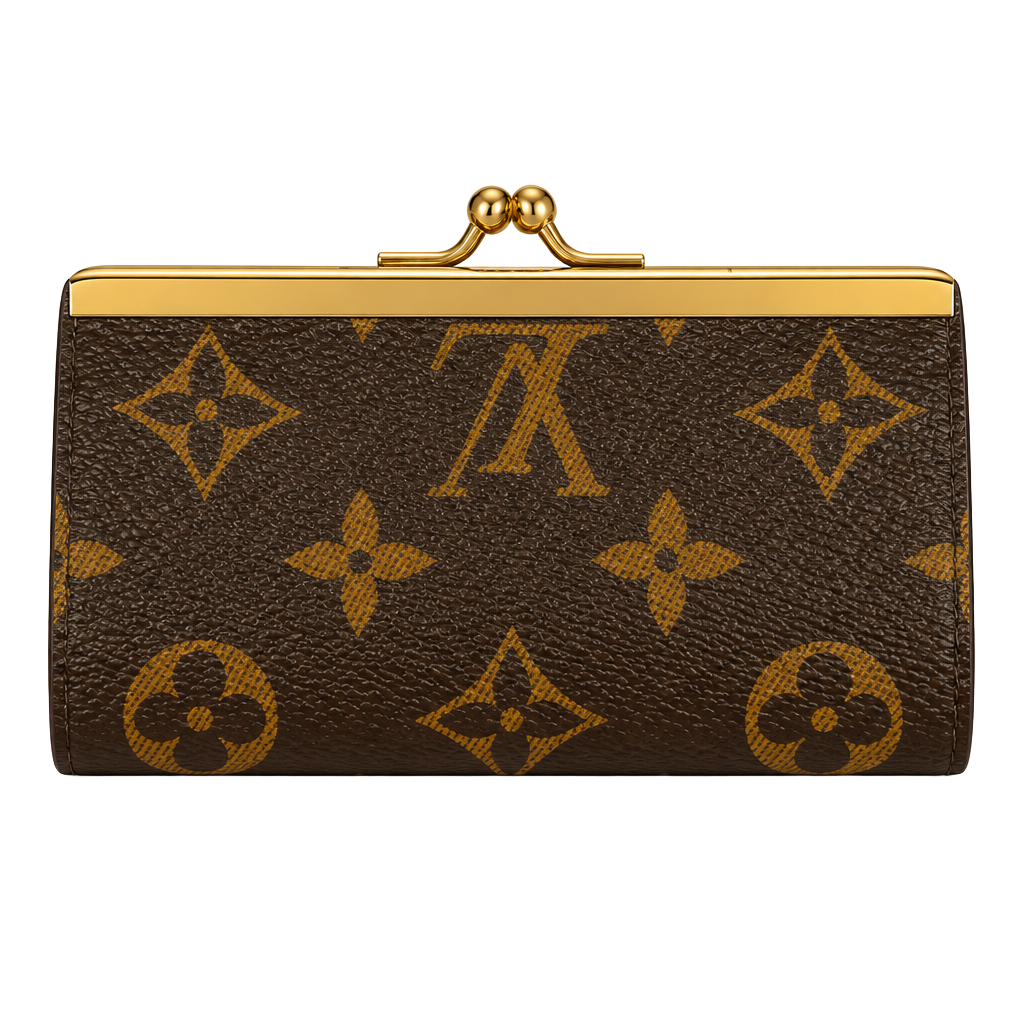 Rare Vintage Louis Vuitton x French Company Monogram Canvas Coin Purse 1