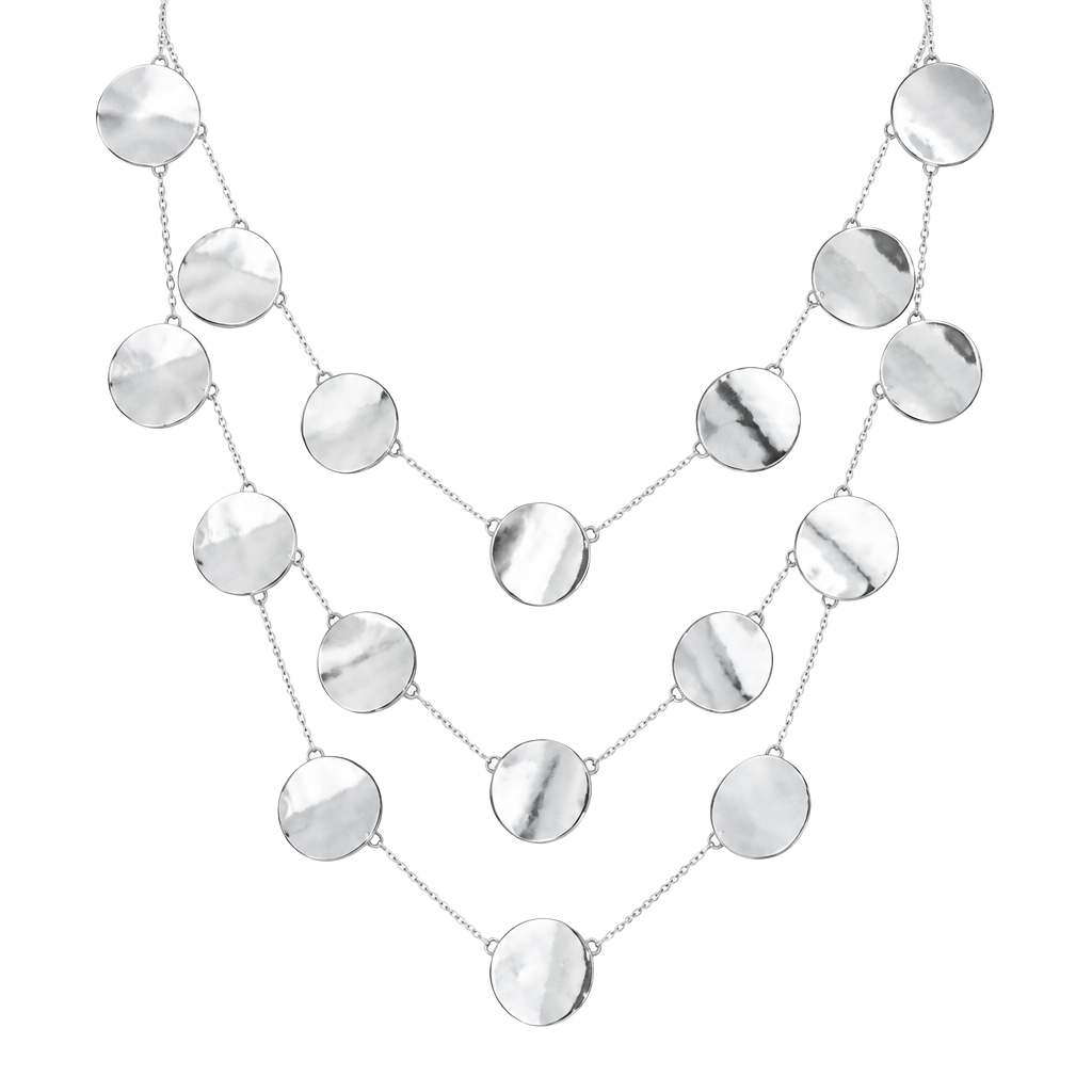 Boutique Elegant Silver Invisible Necklace Design 1