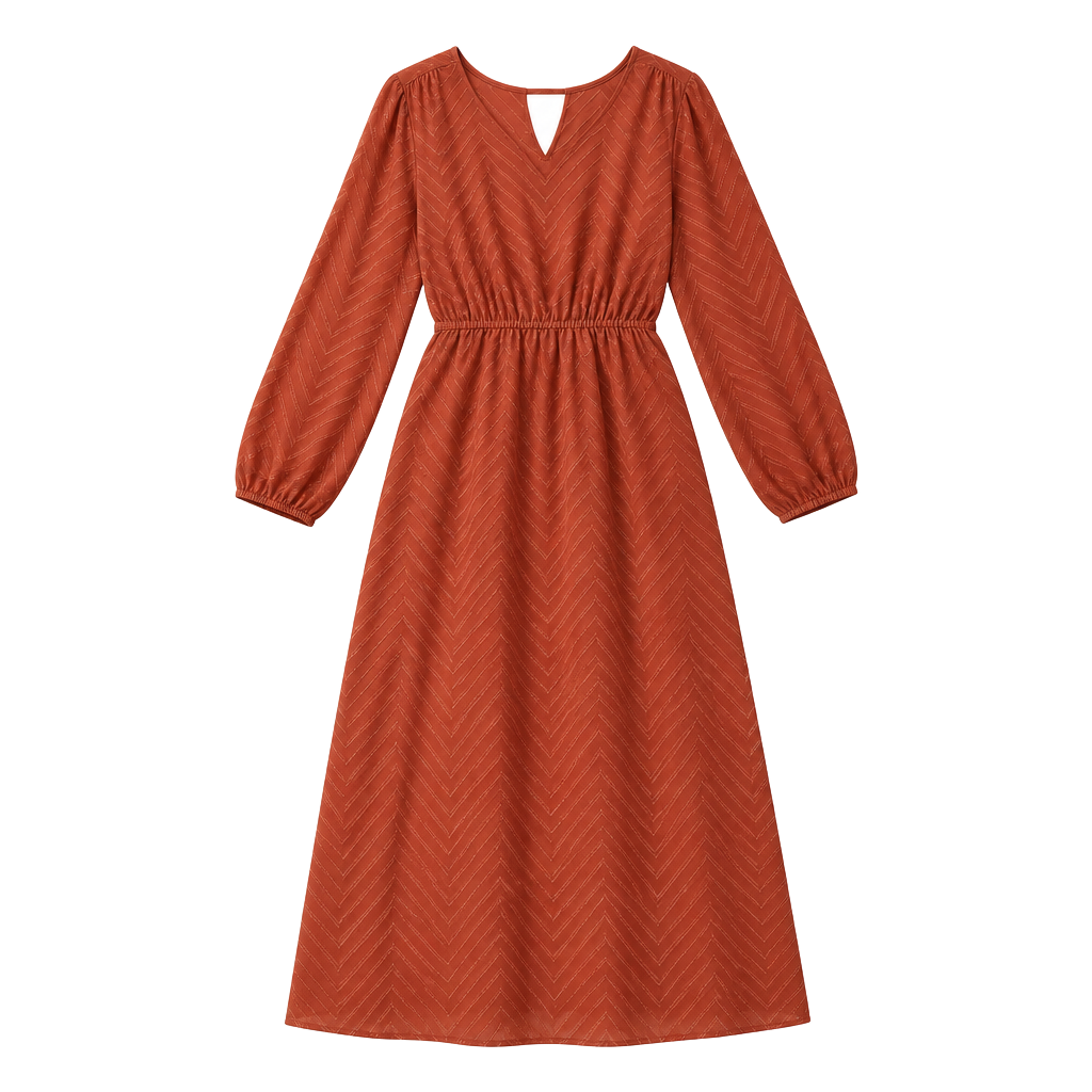 BloomChic Keyhole Textured Ruffles Dress Plus Size 2X 18-20 with Pockets 1