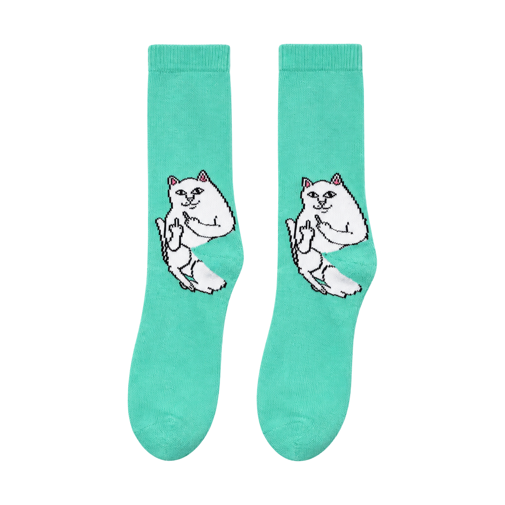 Rip N’ Dip Cat Crew Socks 1