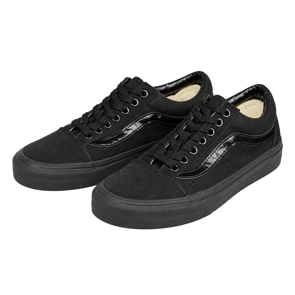 Vans Old Skool Black Canvas Sneakers 1