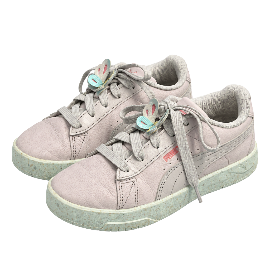 Puma Jada Classic Butterflies Size 3C Pink Sneakers Casual Shoes 1