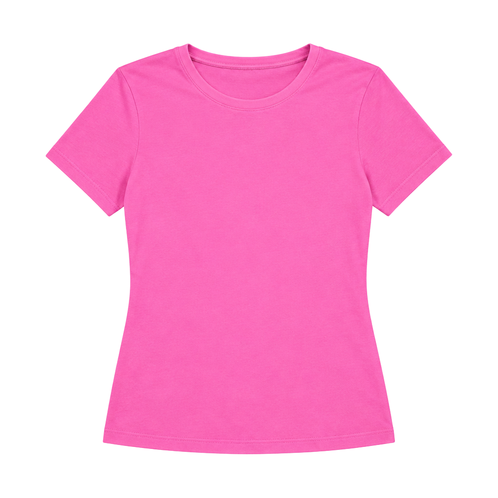 SKIMS Short Sleeve Crewneck Top Pink Sheer 1