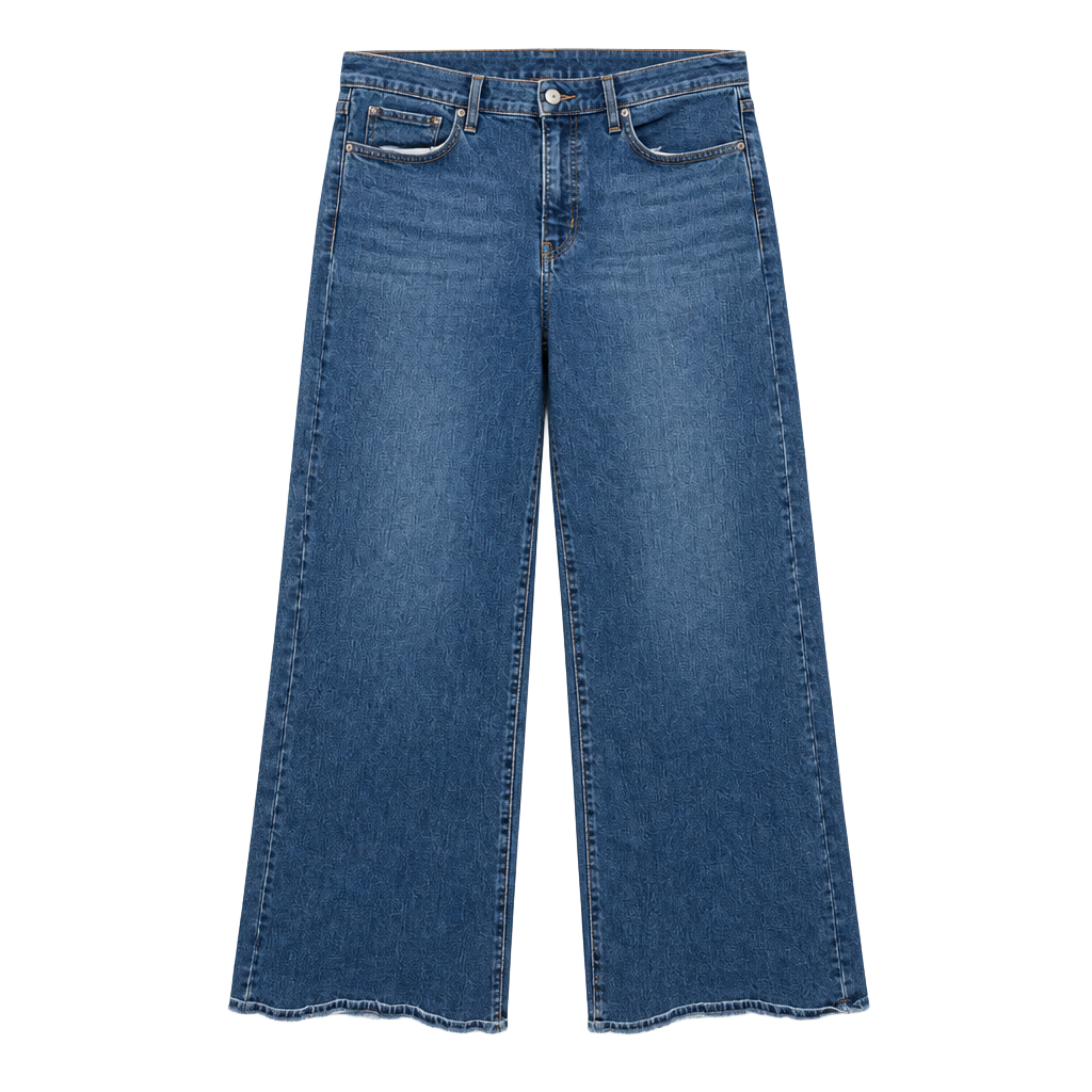 Levi's 318 Shaping Wide Leg Jeans Size 32 Blue Denim 1