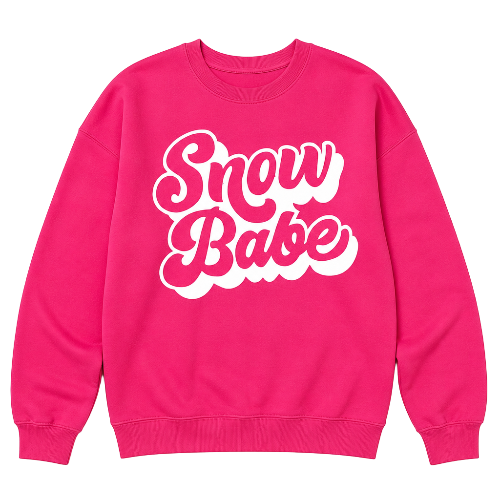 Gildan Snow Babe Oversized Sweatshirt 1