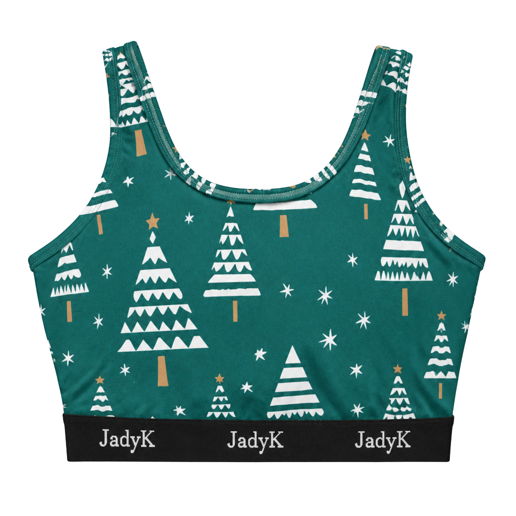 Jady K Bralette- Green Christmas Tree 1