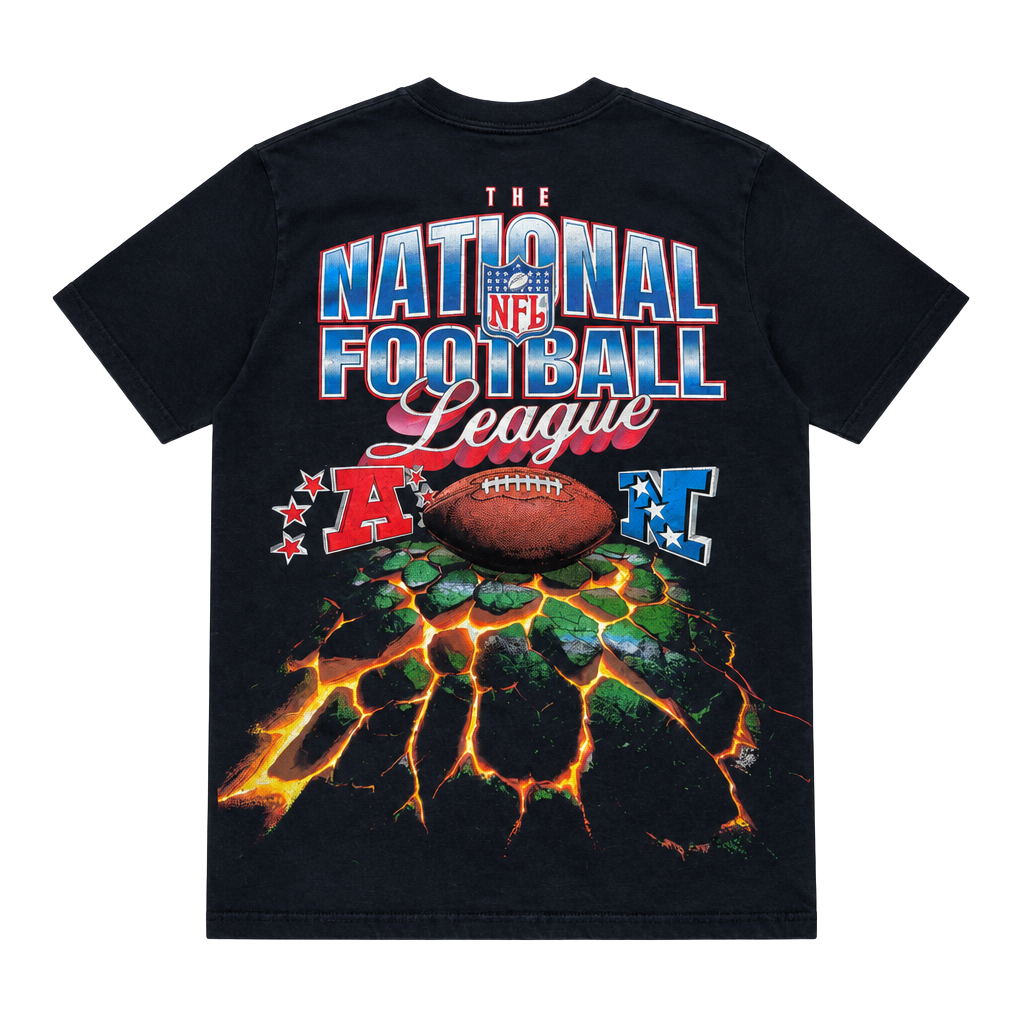 NFL National Football League T-Shirt Black Graphic Tee 1