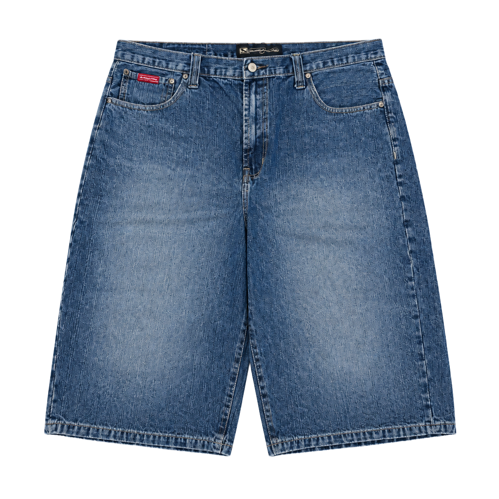 Drunkenmunky Denim Shorts Size 40 Blue Baggy Jorts 1