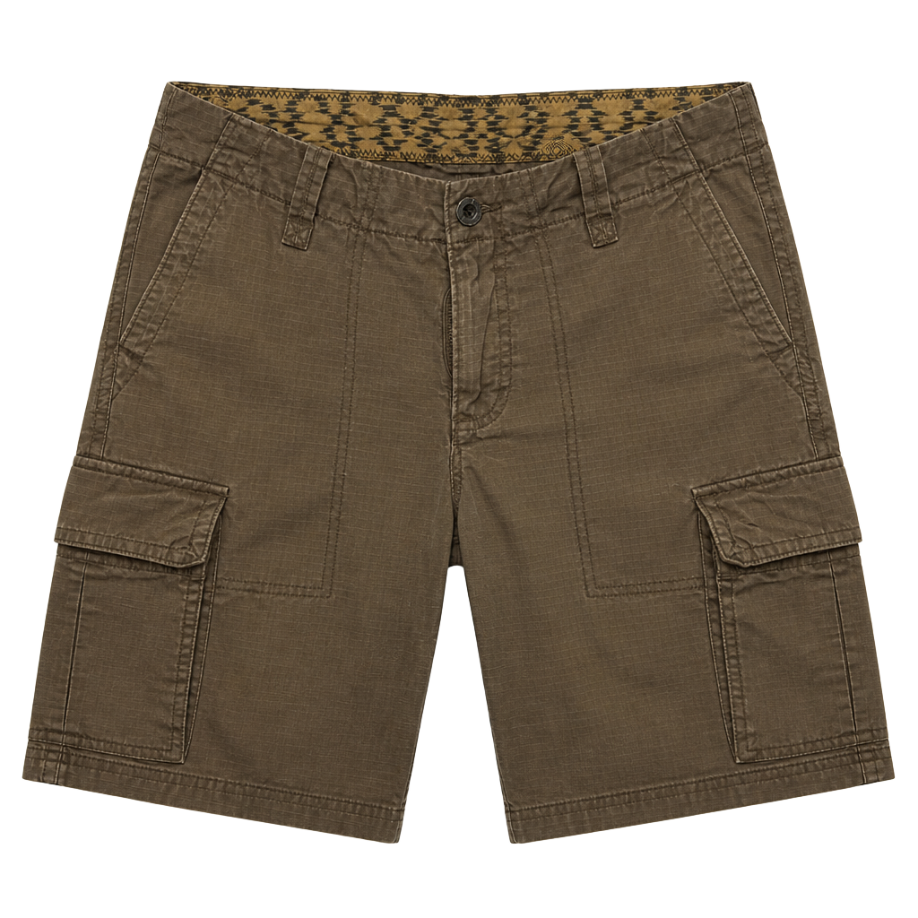 Aeropostale Cargo Shorts Size 33 Brown Ripstop Utility 1