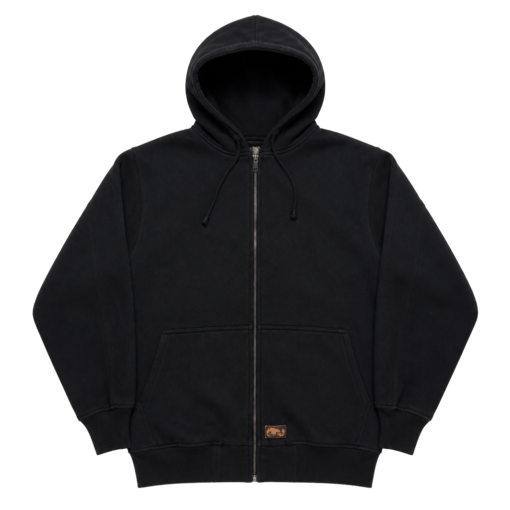 Walls Blizzard Pruf Zip Up Hoodie Size Large Regular Black 1