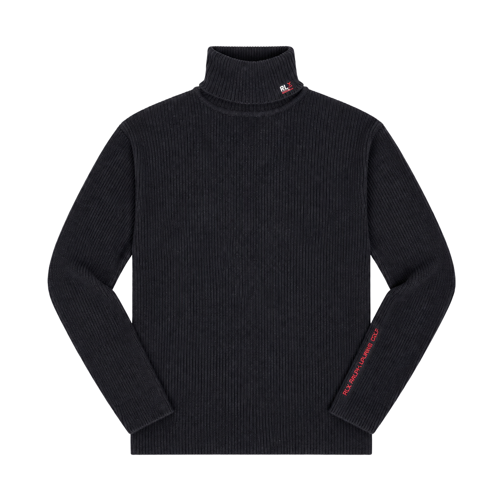 Polo Jeans Co. Size L Black Turtleneck Sweater 1