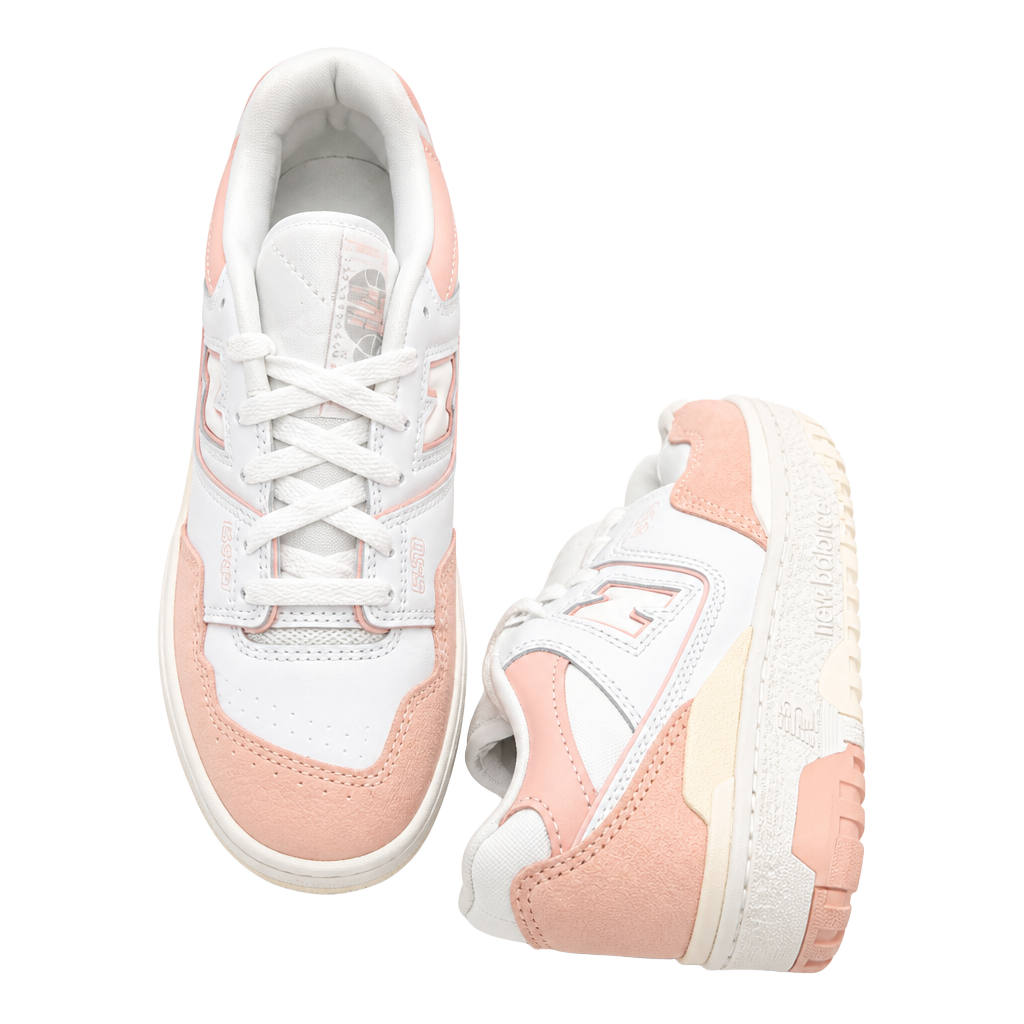 New Balance 550 Size 7 White Pink Sneakers 1