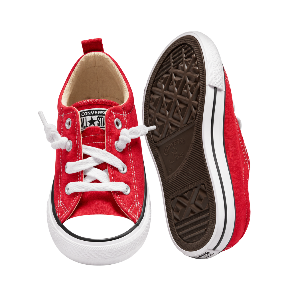 Converse CTAS Street Slip Infant Size 9 Red Sneakers 1