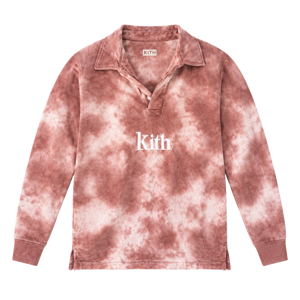 Kith Kids Tie Dye Polo Sweatshirt Size 4/5 1