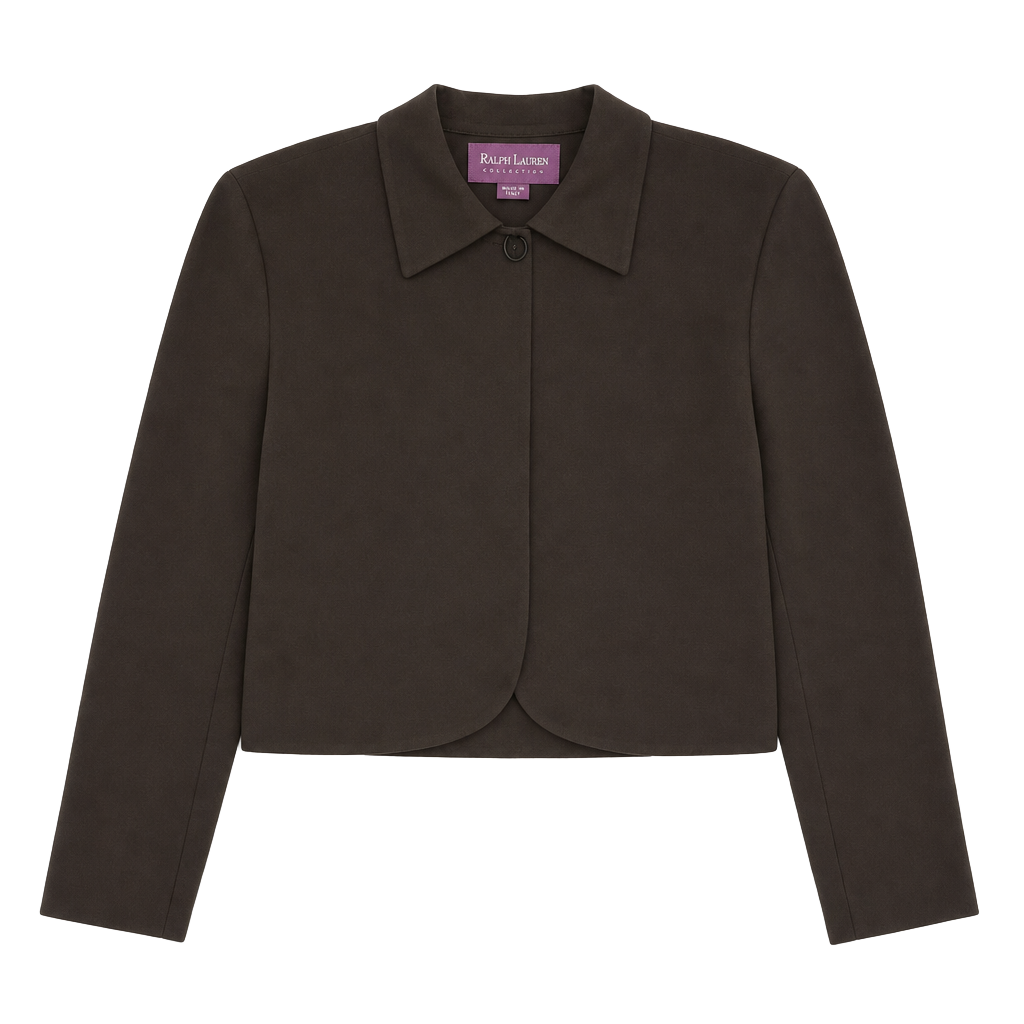 Ralph Lauren Collection Black Cropped Tailored Jacket 1