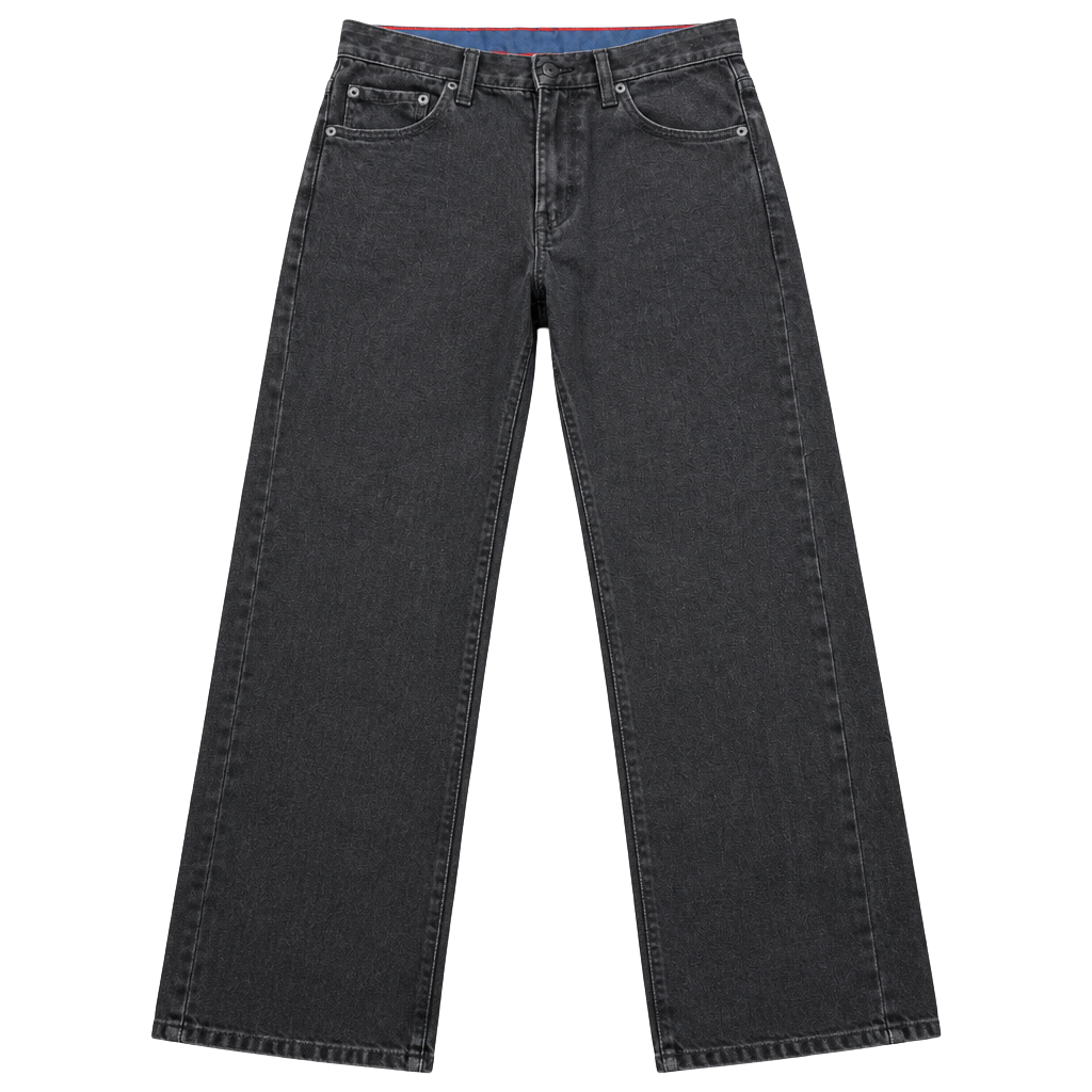 Levi's 514 Straight Jeans 27x29 Black Denim 1
