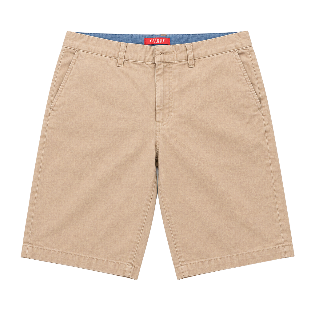 Guess Los Angeles Chino Shorts Size 36 Beige 1