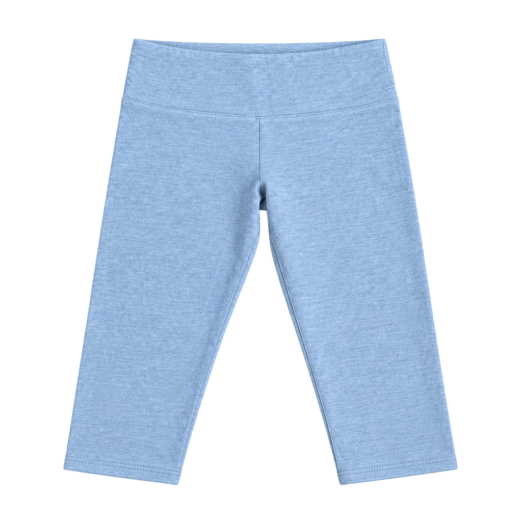Lululemon Light Grey Textured Capri Leggings with Hem Cuffs 1