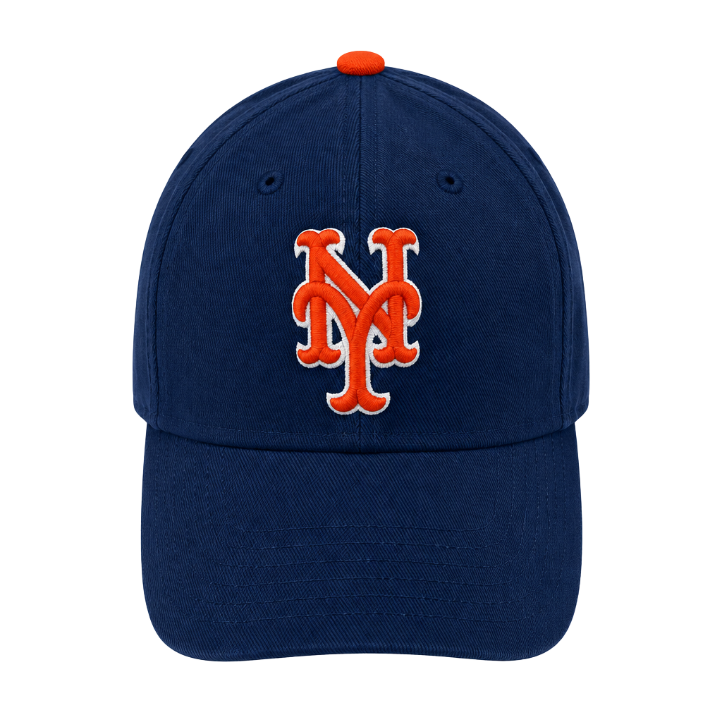 2002-2005 New Era New York Mets 9TWENTY Adjustable Blue Cap 1