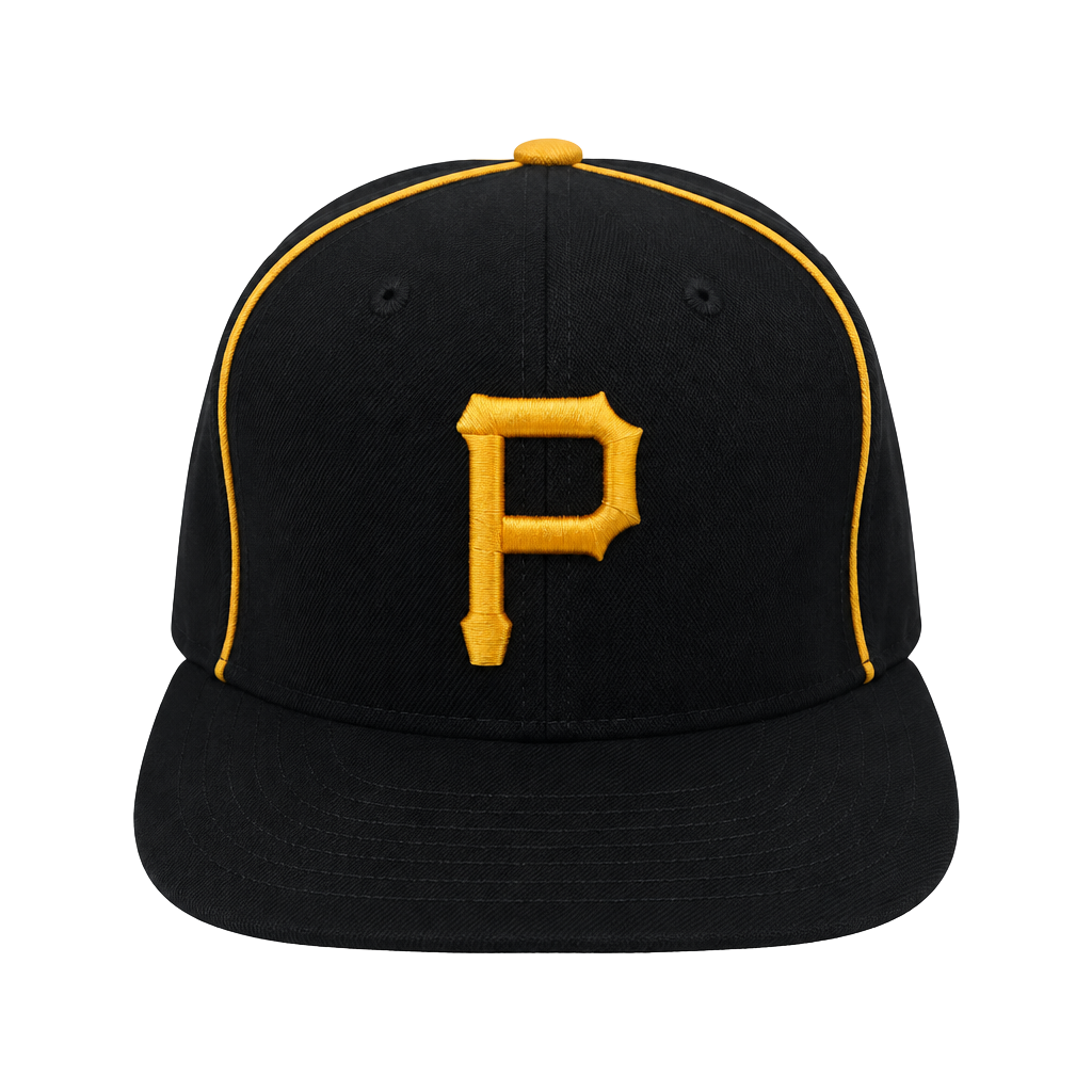 American Needle Pittsburgh Pirates Cooperstown Collection Hat Black leather strap back 1