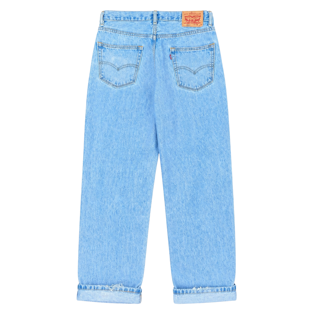 Y2K 2008 Levi's 550 Relaxed Fit Light Wash Denim Jeans W34 L34 1
