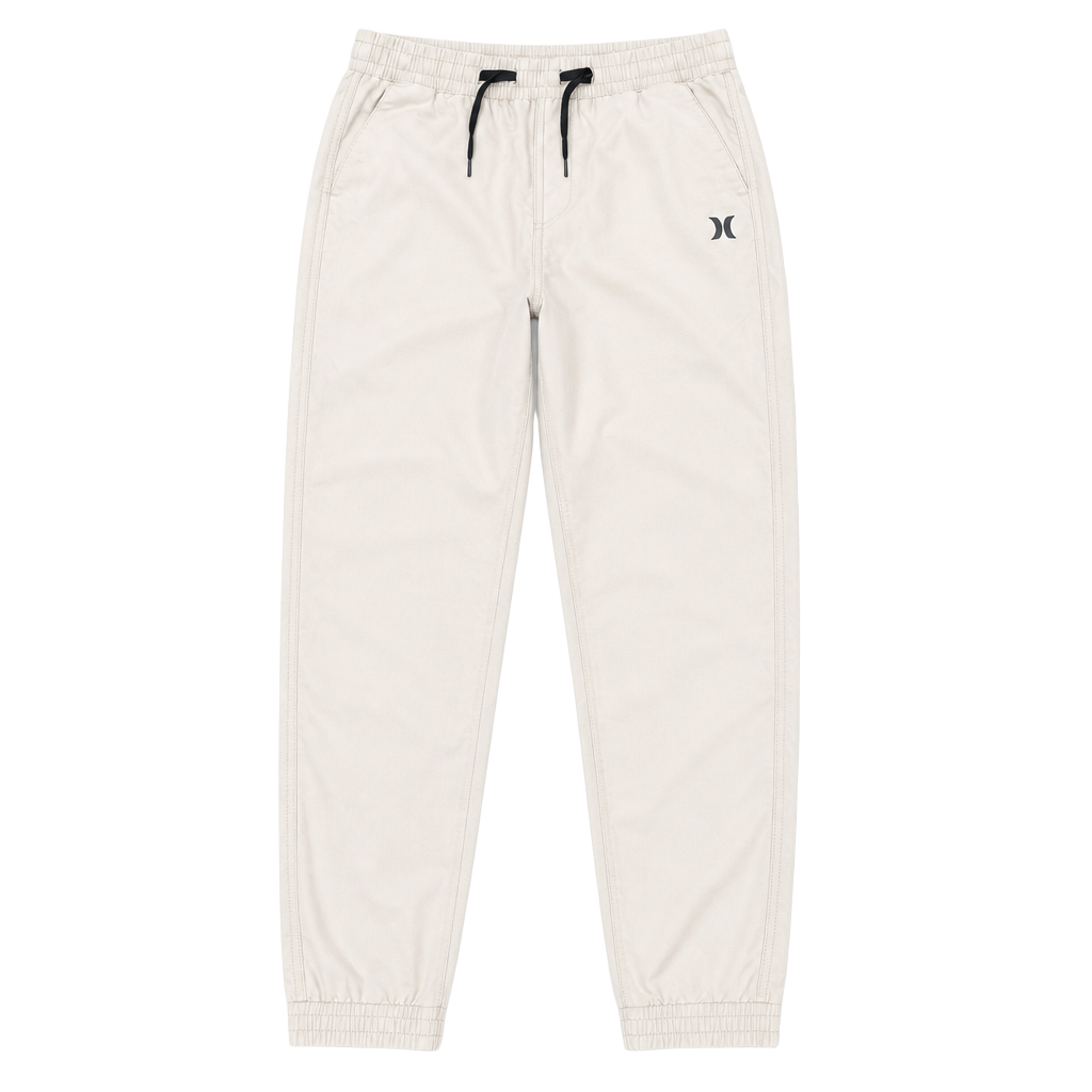 Hurley Boys H2O-Dri Stretch Twill Jogger Pants Beige Size L 12-13Y 1