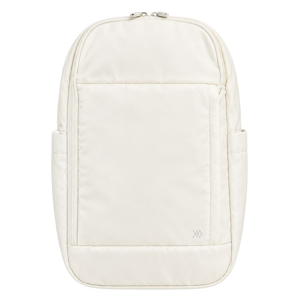 All in Motion Travel 15-Inch Laptop Backpack Ivory 1