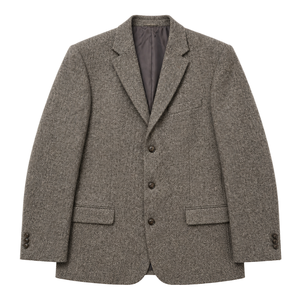 Merona Mens Herringbone Tweed Blazer Jacket Gray Wool Blend Sport Coat 44L Long
Mens Gray Herringbone Tweed Wool Blend Sport Coat Blazer Jacket 1
