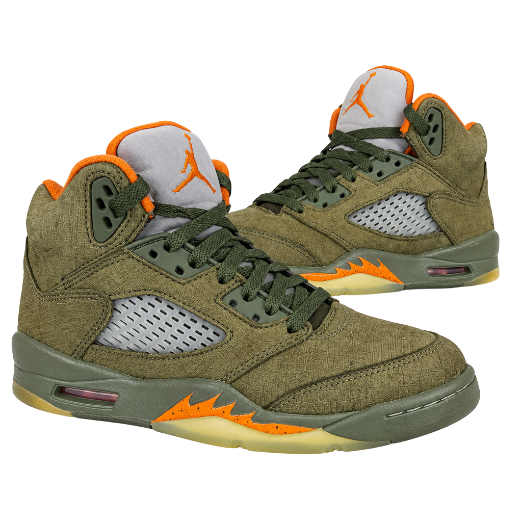 Jordan Air Jordan 5 Retro Olive 2024 Army Olive Solar Orange 1