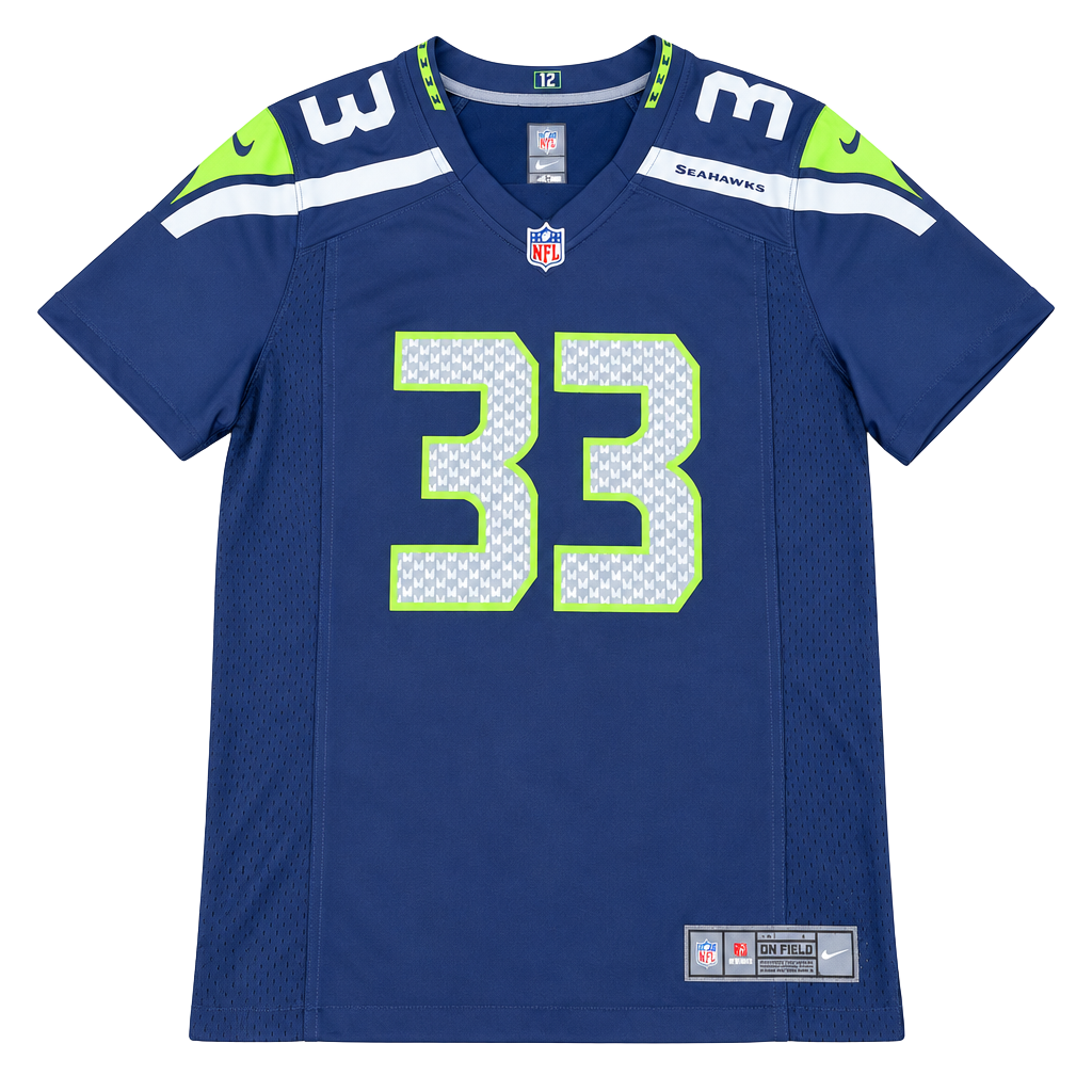 Nike Seattle Seahawks Jamal Adams 33 Jersey Size M Blue NFL 1