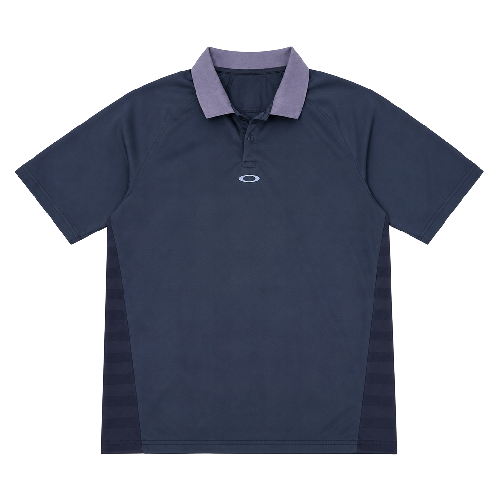 Oakley Polo Shirt Size M Black Short Sleeve Golf Athletic 1