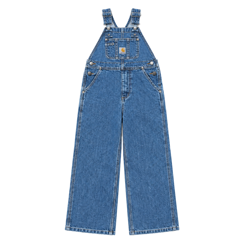 Carhartt Master Cloth Overalls Blue Denim Vintage 1