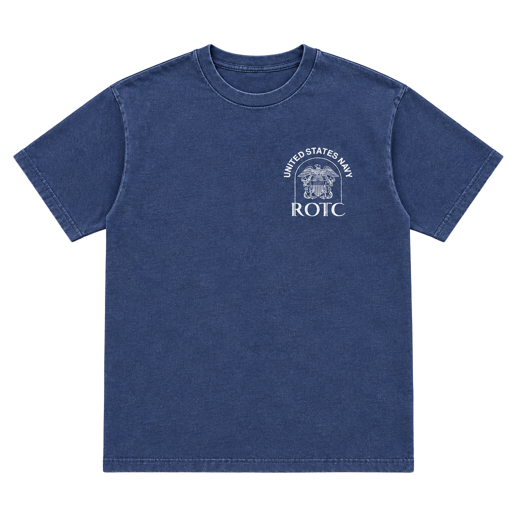90s single stitch Fruit Of The Loom United States Navy ROTC T-Shirt Size XL 1