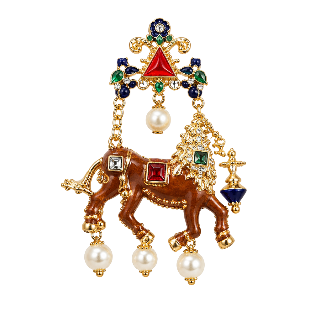 Carnivale’ King of Lions Earrings NIP 1