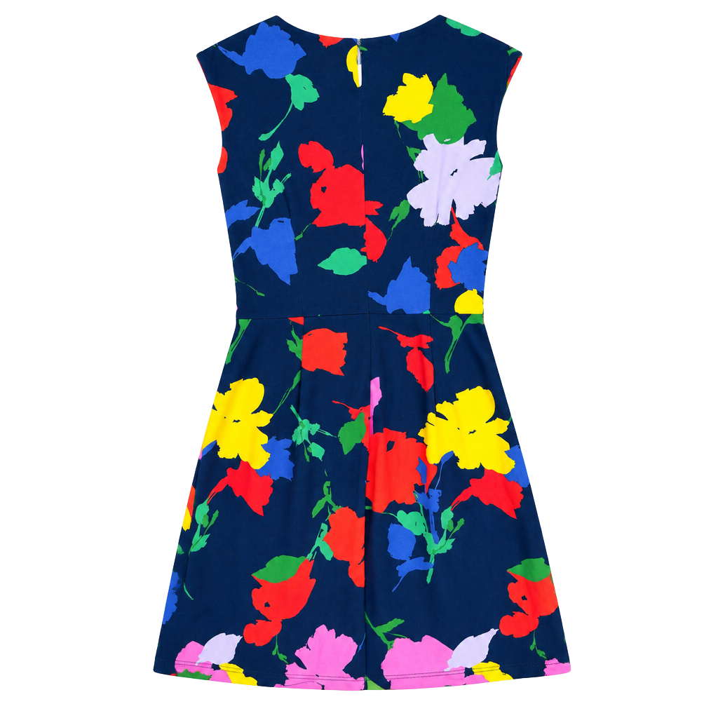 Julia Jordan Floral Wrap Dress w/ Cap Sleeve 1