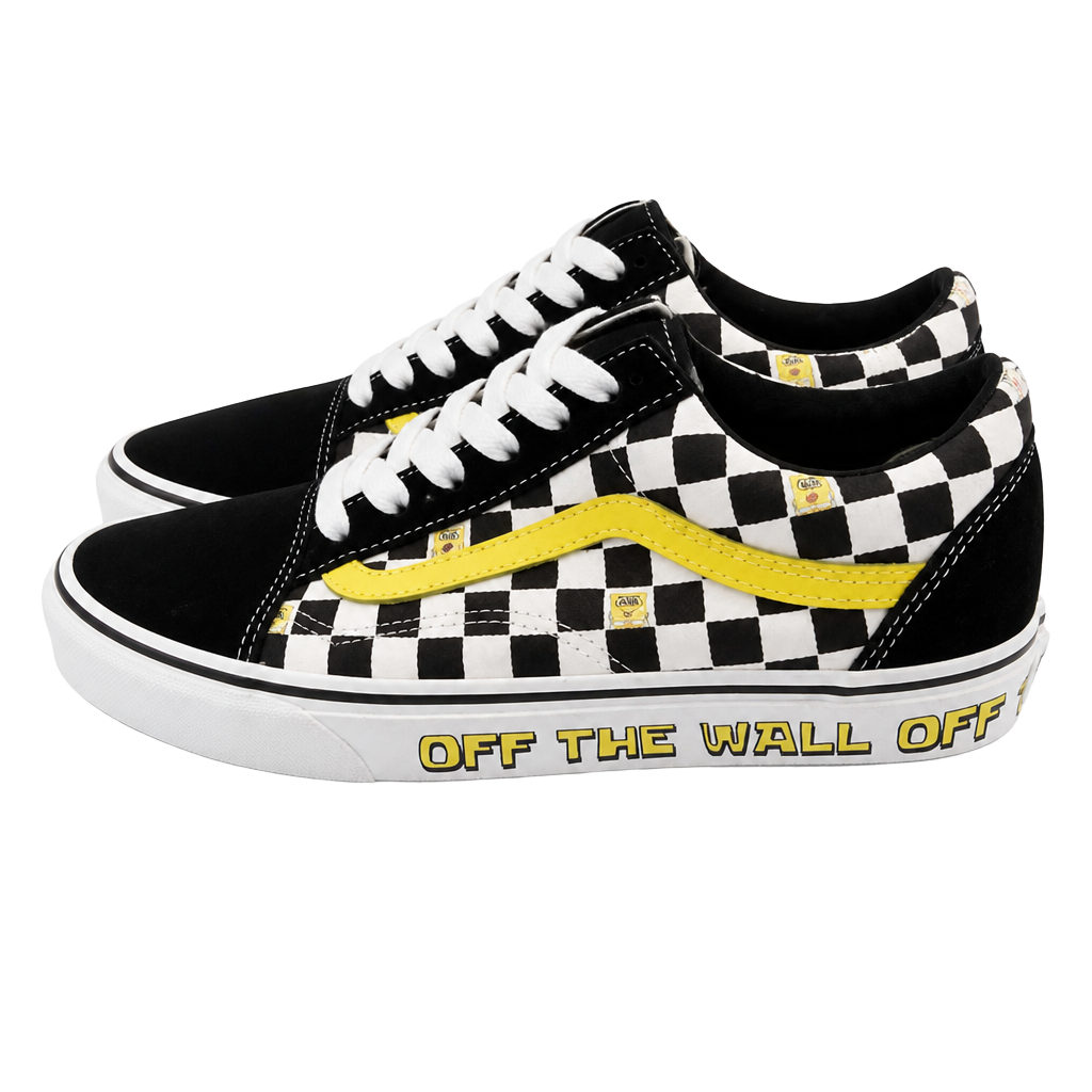 Vans x SpongeBob SquarePants Old Skool Checkered Sneakers Women's 8 / Men's 6.5 1