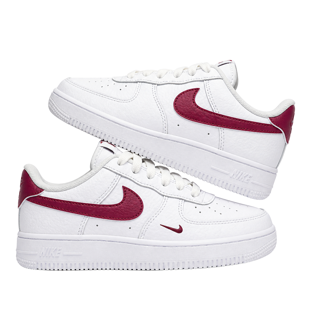 Nike Force 1 Low Younger Kids' Shoes White/Sweet Beet 1